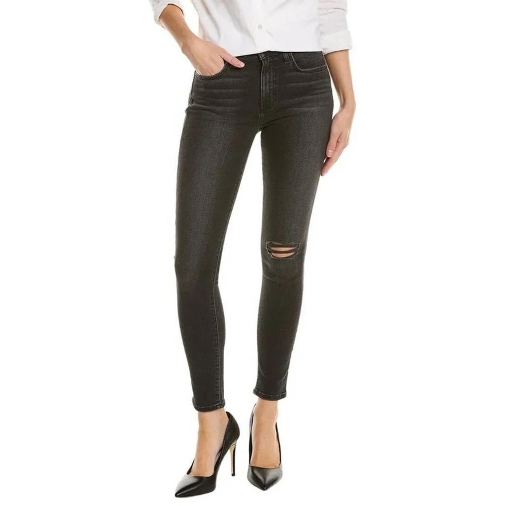 Joes Jeans The Icon Mid Rise Skinny Ankle Jeans Womens 32 Delphine Destruct